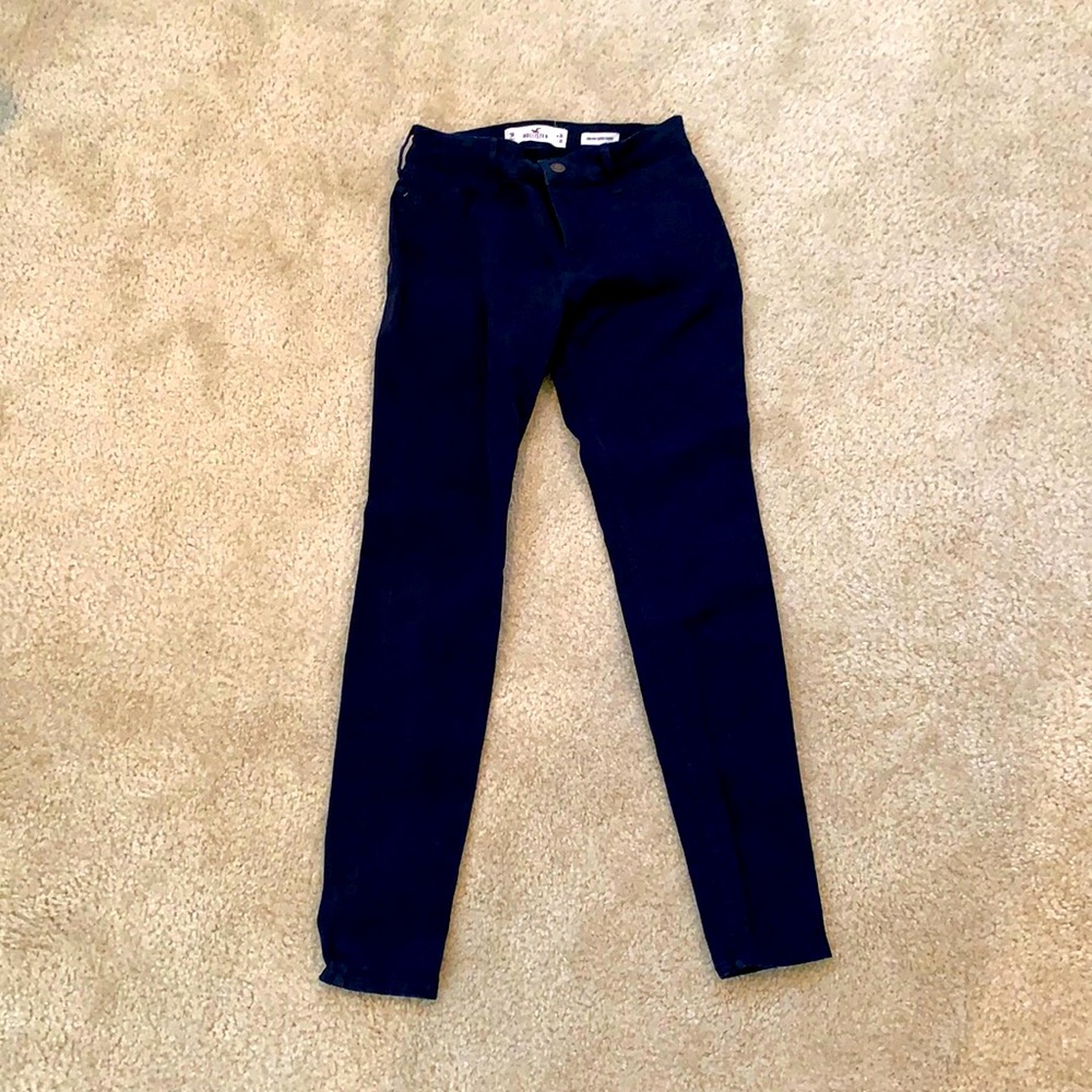 Hollister Low Rise Skinny Chico Navy Pants